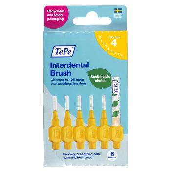 TEPE Medzizubné kefky ORIGINAL žlté 0,7 mm 6 ks