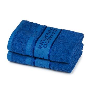 Prosop 4Home Bamboo Premium, albastru, 30 x 50 cm, albastru închis