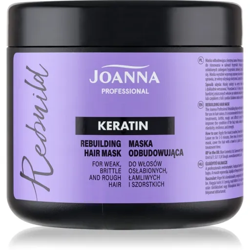 Joanna Professional Keratin masca cu keratina pentru par uscat si fragil 500 g