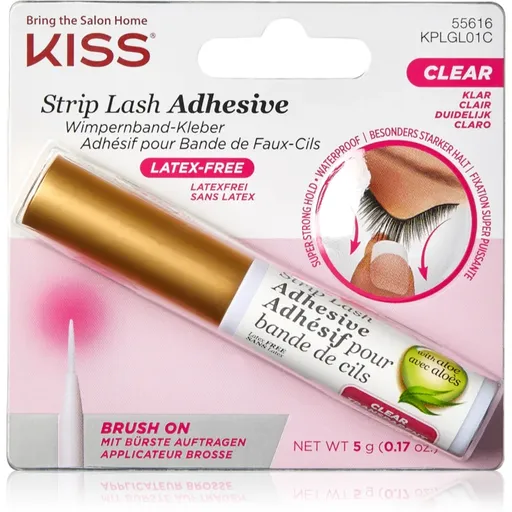 KISS Strip Lash Adhesive clei transparent pentru gene false 5 g