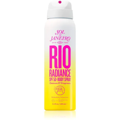 Sol de Janeiro Rio Radiance SPF 50 Spray revigorant pentru hidratare protectia pielii SPF 50 100 ml