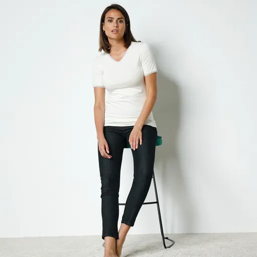 Vestă caldă cu mânecă scurtă