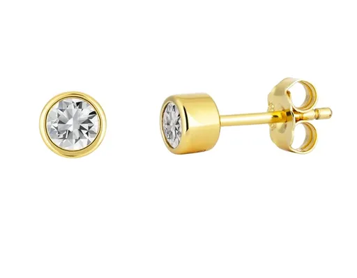 Preciosa Cercei placați cu aur cu zircon Avignon 5375Y00