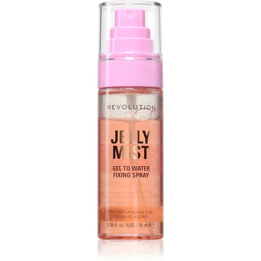 Makeup Revolution Jelly Juice spray pentru fixare și strălucire 70 ml