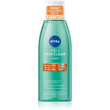 Nivea Derma Skin Clear apa pentru curatarea tenului 200 ml