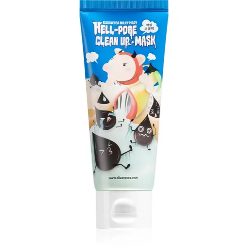 Elizavecca Milky Piggy Hell-Pore Clean Up Mask masca gel exfolianta impotriva punctelor negre 100 ml