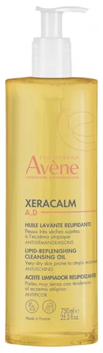 Avène Ulei de curățare relipidant pentru pielea uscată XeraCalm A.D (Lipid-Replenishing Cleansing Oil) 750 ml