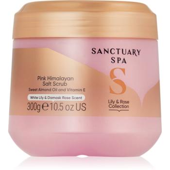 Sanctuary Spa Lily & Rose exfoliant pentru îngrijirea corpului cu arome florale 300 g