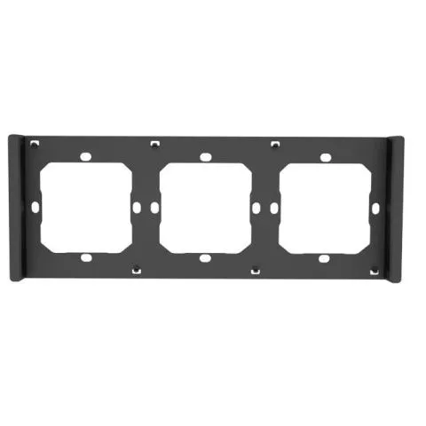 Cadru triplu de montare Sonoff M5-80 pentru instalarea intrerupatoarelor de perete, negru 6920075777147