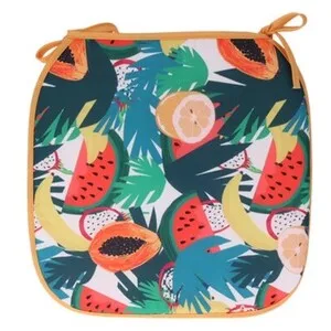 Pernă de șezut Papaya albă, 38 x 38 cm