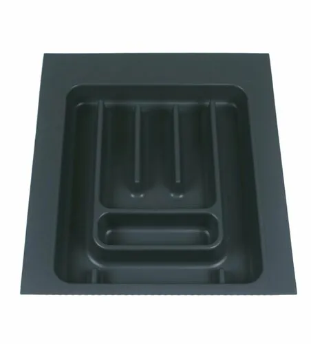 Organizator tacâmuri în sertare Elletipi UPPO  45 cm, negru, 45 cm