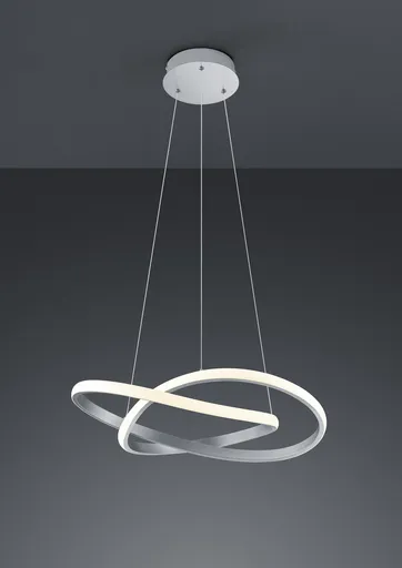 Lustra Course, RL, 60x150 cm, 27.5W, 1x SMD, metal, nichel mat