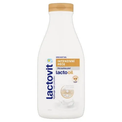 Lactovit Gel de duș cu ulei de migdale Lactooil Terapie intensivă (Shower Gel) 500 ml