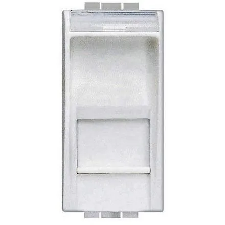 Priza date 1M RJ45 Living Light Bticino N4279C5E, alb