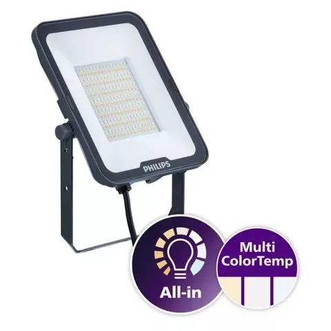 Proiector Ledinaire All-in, 70 W, 7700 lm, 8400 lm, 3000 K, 4000 K, 6500 K, CRI80, Simetric, IP65 Philips 8720169736054