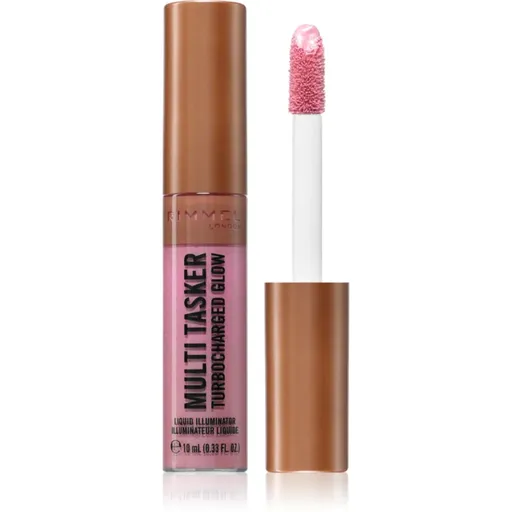 Rimmel Multi-Tasker Turbocharged Glow iluminator lichid culoare 001 Not a Basic B 10 ml