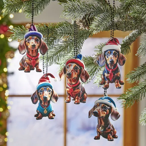 5 decorațiuni de Crăciun Câine de vânătoare