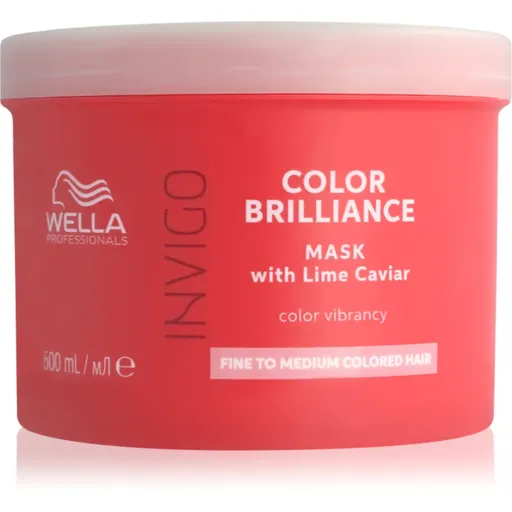 Wella Professionals Invigo Color Brilliance masca hidratanta pentru par fin 500 ml