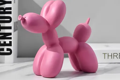 Decoratiune, CY0422, 17x8x22 cm, Poliester, Roz