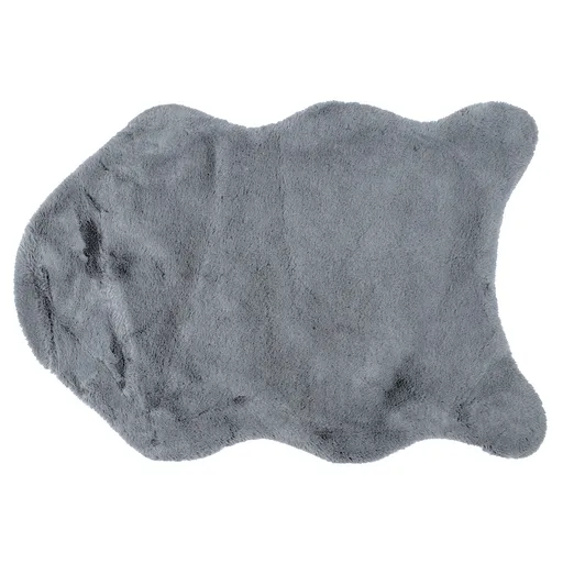 Blană Catrin gri, 60 x 90  cm, gri închis