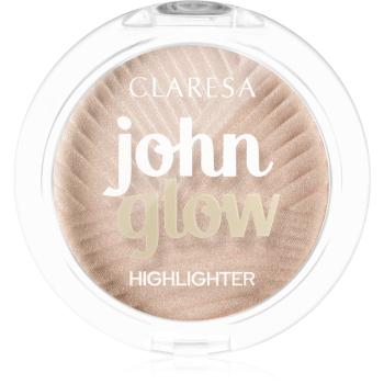 Claresa John Glow Pudra compacta ce ofera luminozitate culoare 02 8 g