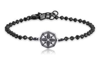 S'Agapõ Brățară din mărgele pentru bărbați Compass Charisma SHS16