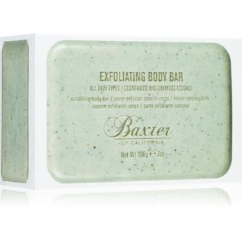 Baxter of California Exfoliating Body Bar Cedarwood & Oakmoss Essence săpun exfoliant pentru corp pentru barbati 198 g