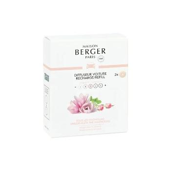 Maison Berger Paris Rezervă de schimb pentru difuzor auto Sous Les Magnolias (Car Diffuser Recharge/Refill) 2 buc