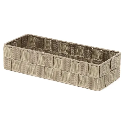 Compactor Organizator depozitare pentru sertar L TEX, 30 x 12 x 7 cm, taupe, maro deschis, L