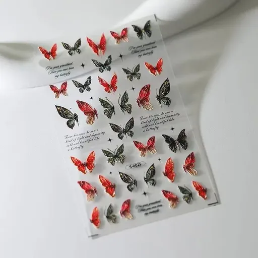 Abtibild Unghii Oranjollie 5D, S-002F