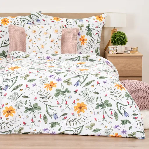 Lenjerie de pat din crep 4Home Wildflower Bliss,160 x 200 cm, 70 x 80 cm, 160 x 200 cm, 70 x 80 cm