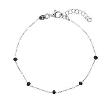 Alisia Brățară din argint cu cristale negre AL879-Argento-Nero