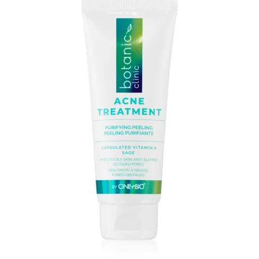 OnlyBio Botanic Clinic Acne Treatment demachiant cu efect de peenling 75 ml