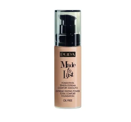 PUPA Milano Make-up rezistent Made to Last (Total Comfort Foundation) 30 ml 020 Light Beige