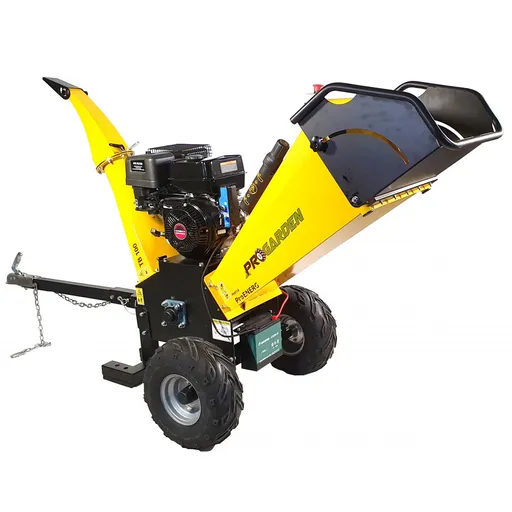 Tocator crengi si resturi vegetale ProGarden TB100E, benzina 12CP - Diametru taiere 6.5-10 cm, pornire electrica