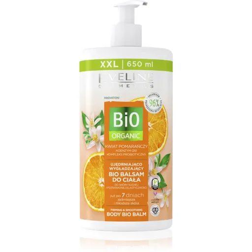 Eveline Cosmetics Bio Organic Balsam de corp relaxant cu efect de întărire 650 ml