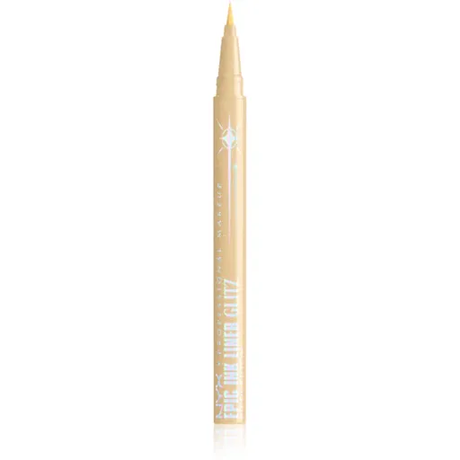 NYX Professional Makeup Bridgerton Royal Epic Ink Liner creion de ochi, cu sclipici culoare 02 Glitzed In Gold 1 ml
