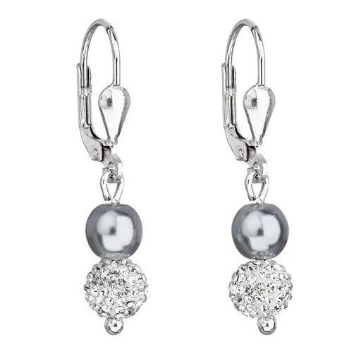 Evolution Group - Pavona Cercei minunați din argint cu cristale Preciosa 31244.3