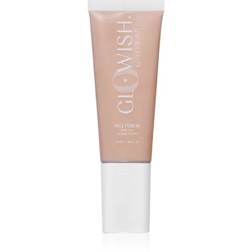 Huda Beauty MultiDew Skin Tint crema tonica radianta cu efect de hidratare culoare Medium Tan 40 ml