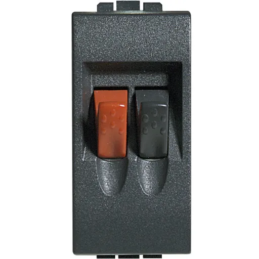 Priza pentru home cinema 1 modul Bticino Living Light L4294, antracit