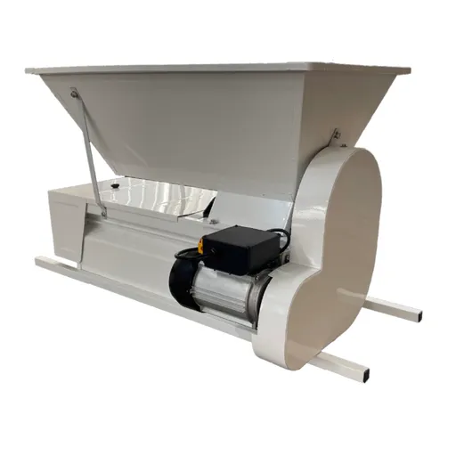 Zdrobitor struguri electric ZSE-200M cu desciorchinator si agitator cu snec, 750w, 1500 Kg/h, Cuva 50L