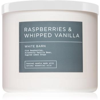 Bath & Body Works Raspberries & Whipped Vanilla lumânare parfumată 411 g