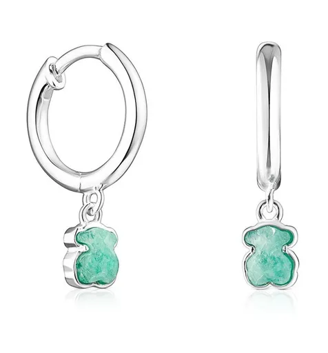 Tous Cercei originali din argint cu amazonit 1003386300
