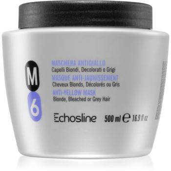 Echosline Anti-Yellow M6 Masca de par neutralizeaza tonurile de galben 500 ml