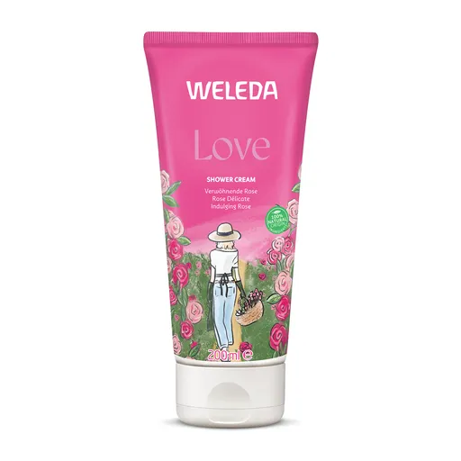 Weleda Gel cremă Aroma Shower Love (Pampering Creamy Body Wash) 200 ml