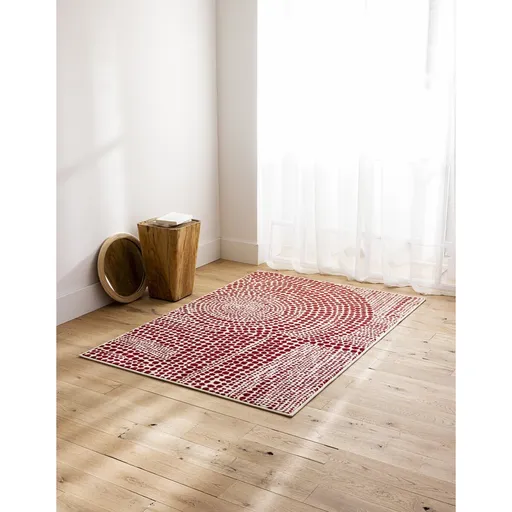 Covor cu model grafic cu puncte