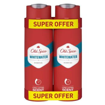 Old Spice Gel de duș WhiteWater Duo 2 x 400 ml