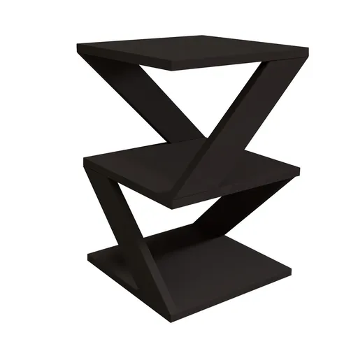 Măsuță Albeni Black Oak, gri închis