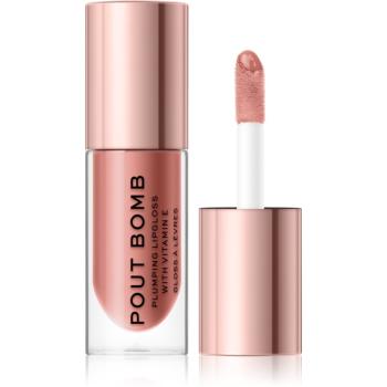 Makeup Revolution Pout Bomb luciu de buze pentru un volum suplimentar lucios culoare Doll 4.6 ml