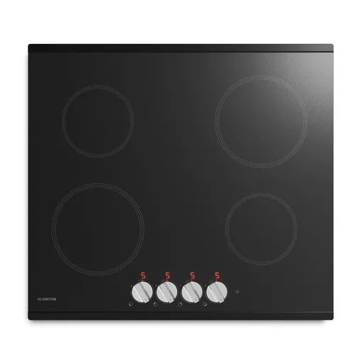 Klarstein Plită cu inducție Kochheld | Elegantă și puternică | 4 zone de gătit | 7200 W | 60 cm